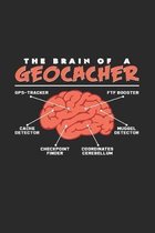 The brain of a geocacher: 6x9 Geocaching - dotgrid - dot grid paper - notebook - notes