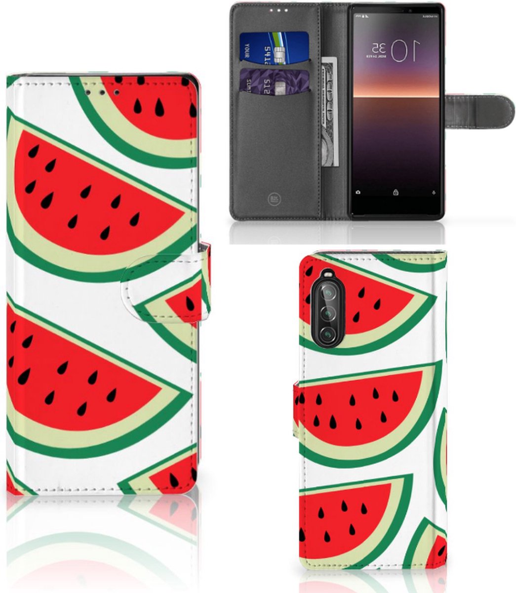 Book Case voor Sony Xperia 10 II Book Cover Watermelons