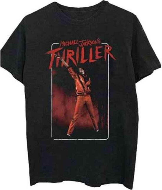 T-shirt Michael Jackson Taille L - Coton Noir, Occasion Très Bon état, Pour Homme, Thème Musique