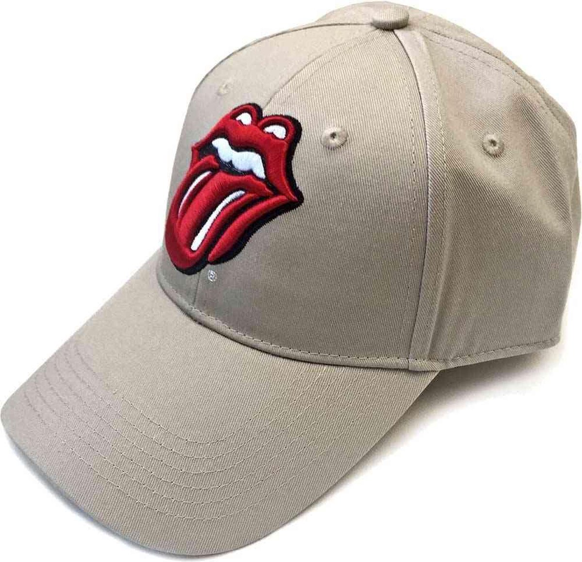 The Rolling Stones - Classic Tongue Baseball pet - Creme