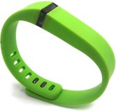 TPU armband voor Fitbit Flex Light Groen  / Maat L