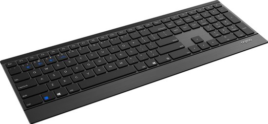 Rapoo Kit clavier et souris sans fil 9500M - Noir (AZERTY BE) | Livré