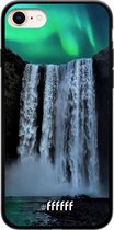 iPhone 7 Hoesje TPU Case - Waterfall Polar Lights #ffffff