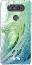 LG V20 Hoesje Transparant TPU Case - It's a Wave #ffffff