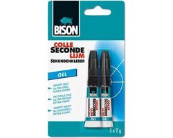 BISON Secondelijm - Alleslijm - Seconden Lijm (2 Stuks) 2x 2 gram
