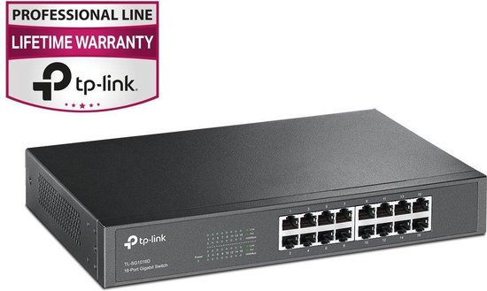 TP-Link TL-SG116 Switch Ethernet 16 Ports Gigabit 10/100/1000 Mbps