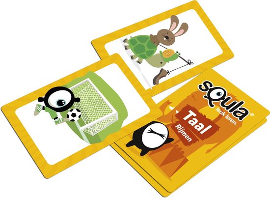 Squla Taal & Rijmen groep 1 & 2 - educatief kaartspel