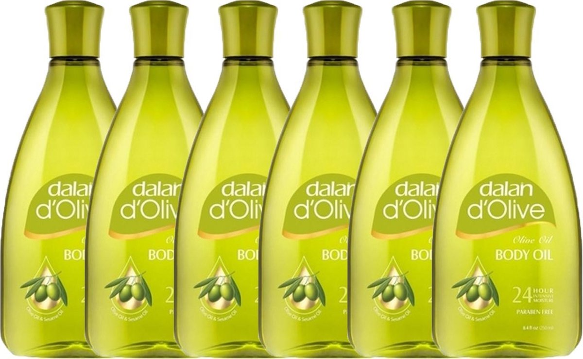Dalan d’Olive – Body Oil, 250 ml - 6 stuks