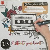 Decotime - Glitter Kleurboek - Sea life