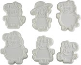 Peppa Pig | koekjes uitstekers | koekjesvorm | uitstekers fondant | uitsteekvorm | cookie cutter