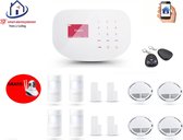 Home-Locking draadloos alarmsysteem AC-08 /wifi,gprs,sms set 2.