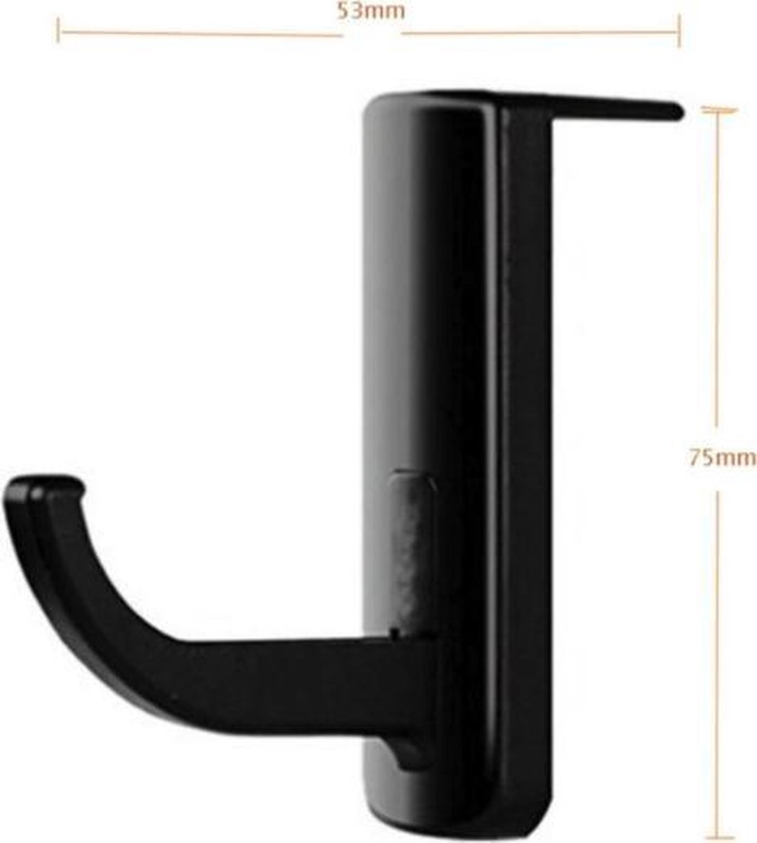MeetRade Hoofdtelefoonhouder Stick-On Zelfklevende Haken Onder-Bureau Oortelefoon Stand Headset Hanger Mount 2 Pack Aluminium Muur Mount Haak Klem Hoofdtelefoon Bureau Hanger (2BLACK PRO MeetRade Hoofdtelefoonhouder Stick-On Zelfklevende Haken Onder-Bureau Oortelefoon Stand Headset Hanger Mount 2 Pack Aluminium Muur Mount Haak Klem Hoofdtelefoon Bureau Hanger (2BLACK PRO