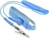 Antistatische ESD Armband | Polsband | Antistatisch Polsbandje | Computer ontlading | Blauw |