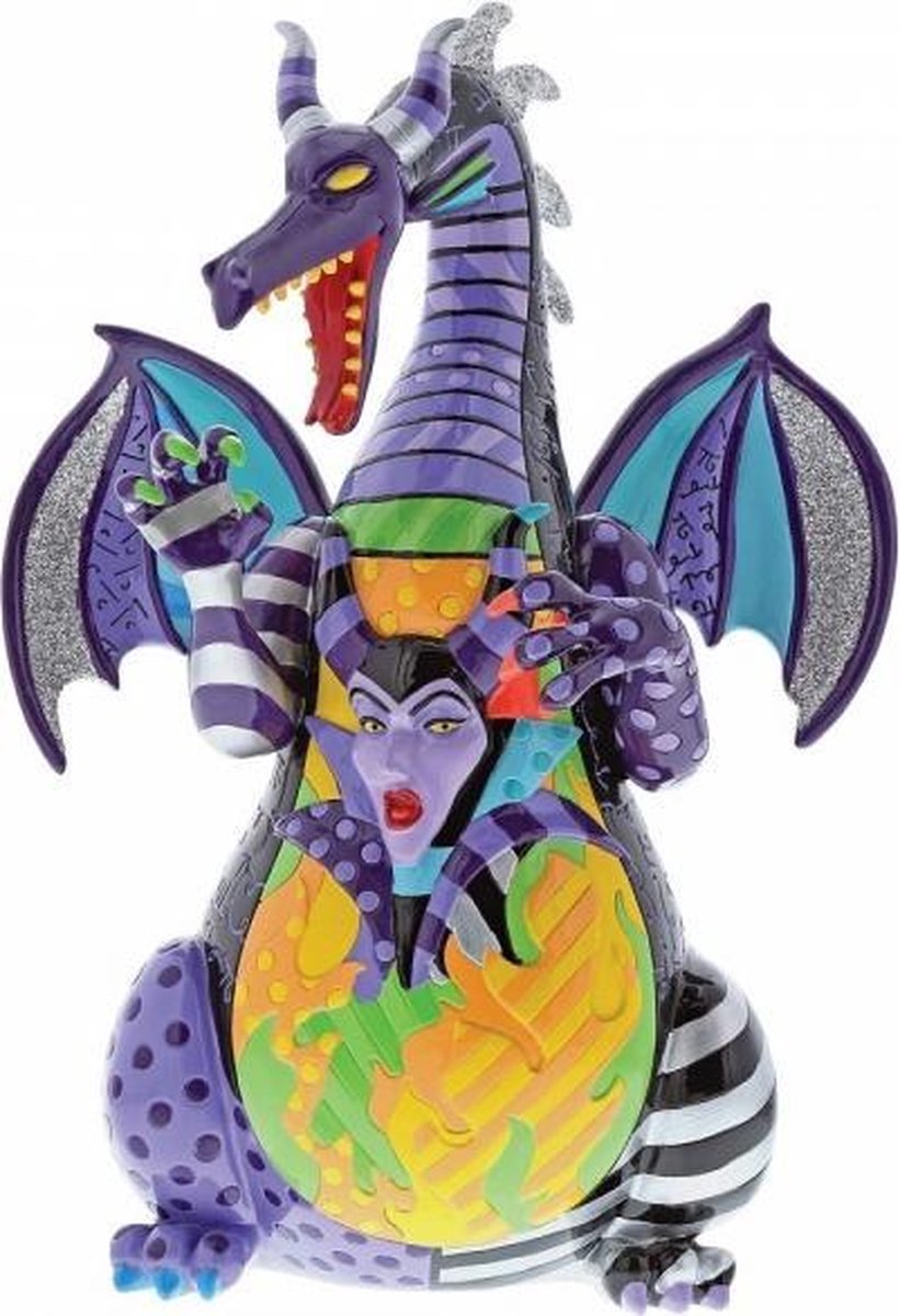 Disney by Romero Britto Karakter By - Malelicent Dragon diversen