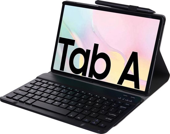 Samsung Tab A7 hoes toetsenbord - 2020 - AZERTY toetsenbord – Zwart bol.com