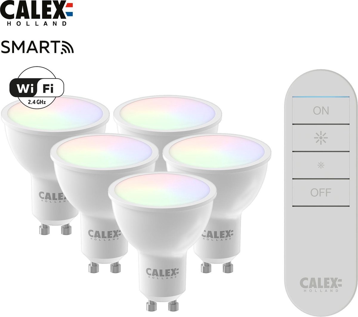 Calex de démarrage Calex Smart Home - 5 lampes à réflecteur avec raccord  GU10 et... | bol.com