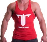 Iron Legion Sports Sporthemd - Stringer - Tanktop - Kleur Rood - Maat M - Heren
