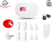 Home-Locking draadloos alarmsysteem AC-08 /wifi,gprs,sms set 7.