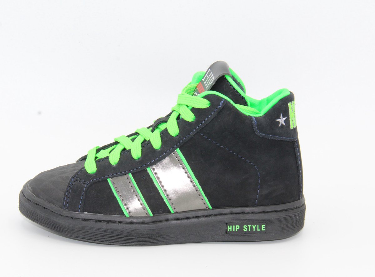Chaussure enfant Hip sneaker noir accents verts - 26 | bol.com
