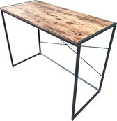 Industrial Vintage Bureau Stoer laptoptafel - - 100x45x75 cm | bol.com