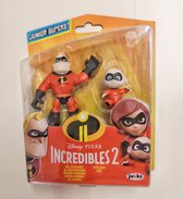 Incredibles 2: 8cm Mini Figure 2-Pack - Mr. Incredible and Jack-Jack
