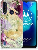 Siliconen Hoesje Motorola Moto G8 Power Lite GSM Hoesje Customize Schilderij