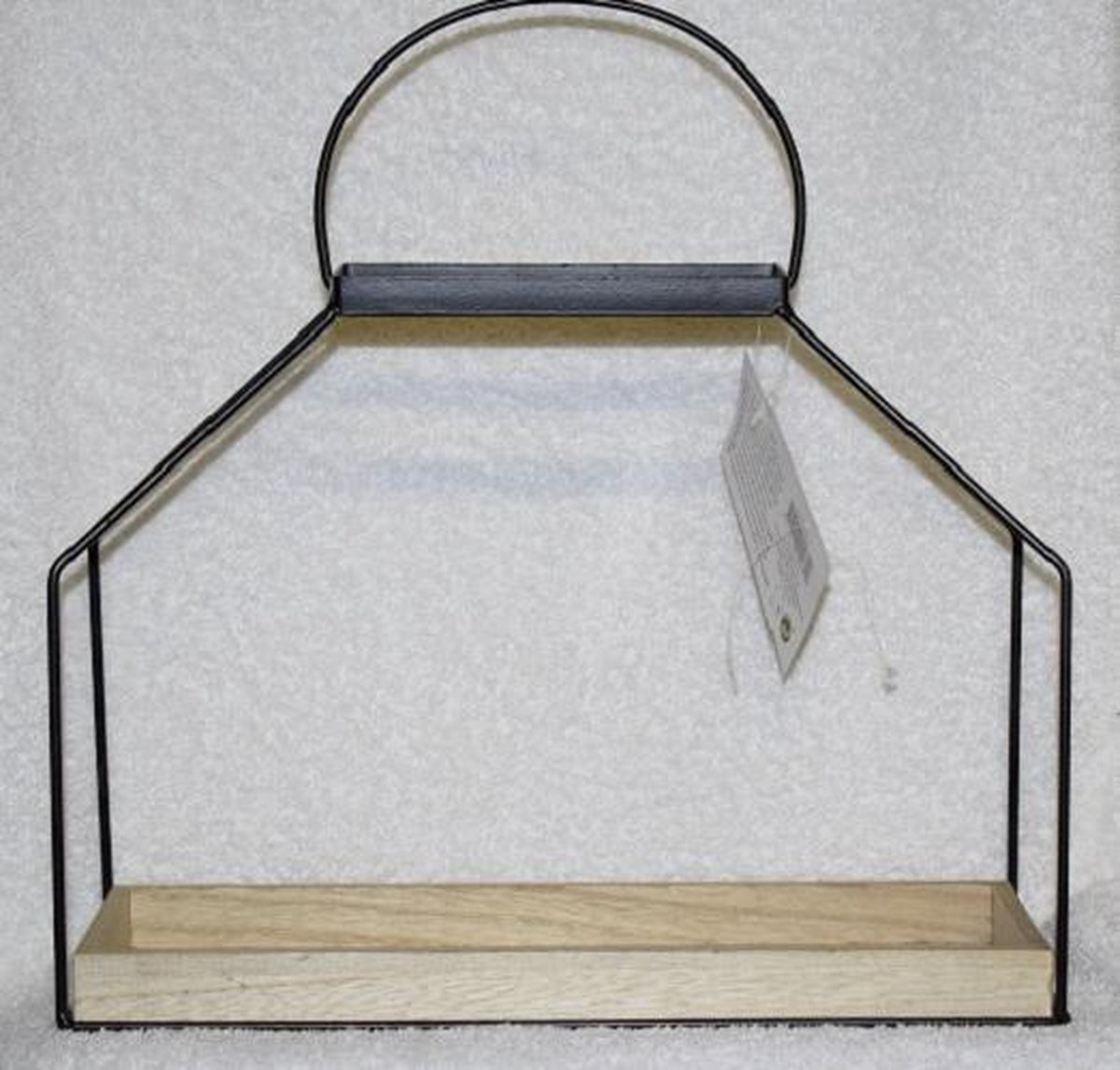 ZoeZo Design - 2 stuks - Decoratie - decoratiehouder - hout - metaal - DIY - kerststukje maken - kaarsenhouder - zelf maken - bloemstukje zelf maken
