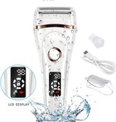 J.E Ladyshave - 3-in-1 Ladyshave - Draadloos - Ontharen - Oplaadbaar - Wit