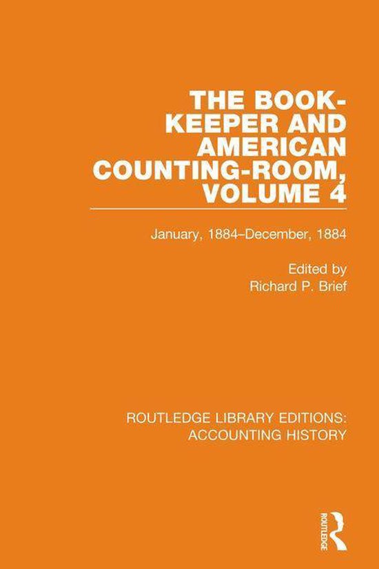 Routledge Library Editions: Accounting History - The Book-Ke ... - cover