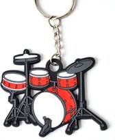 Akyol - Drumstel Sleutelhanger - Drumstel voor kinderen - Drummen - Drum cadeau - Trommel - Instrument - Muziek accessoires