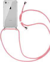 4smarts Apple iPhone SE (2020) / 8 / 7 Hoesje Hybride met Koord Roze