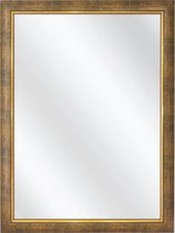 Spiegel met Lijst - Brons / Goud - 30 x 40 cm - Buitenmaat: 39 x 49 cm