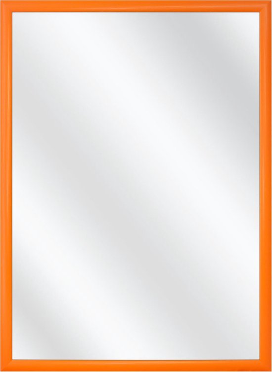 Spiegel met Lijst - Oranje - 44 x 64 cm