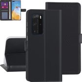 Coque Huawei P40 Pro Black Book Type - Porte-cartes