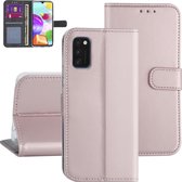 Samsung hoesje voor Galaxy A41 - Rose Gold - Book Case - Kaarthouder (A415F)