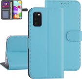 Samsung hoesje voor Galaxy A41 - LichtBlauw - Book Case - Kaarthouder (A415F)