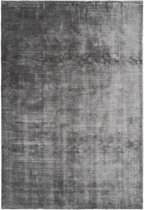 Grijs Zwart vloerkleed - 120x170 cm  -  Effen - Modern