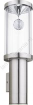 Eglo 78124 - LED Buiten wandlamp TRONO 1xGU10/3W/230V + 1xLED/3,7W IP44