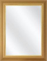 Spiegel met Lijst - Goud - 34 x 64 cm - Sierlijk - Gestreept