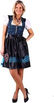 Dirndl tirolerjurk ANNA LENA TURQUOISE - maat 50