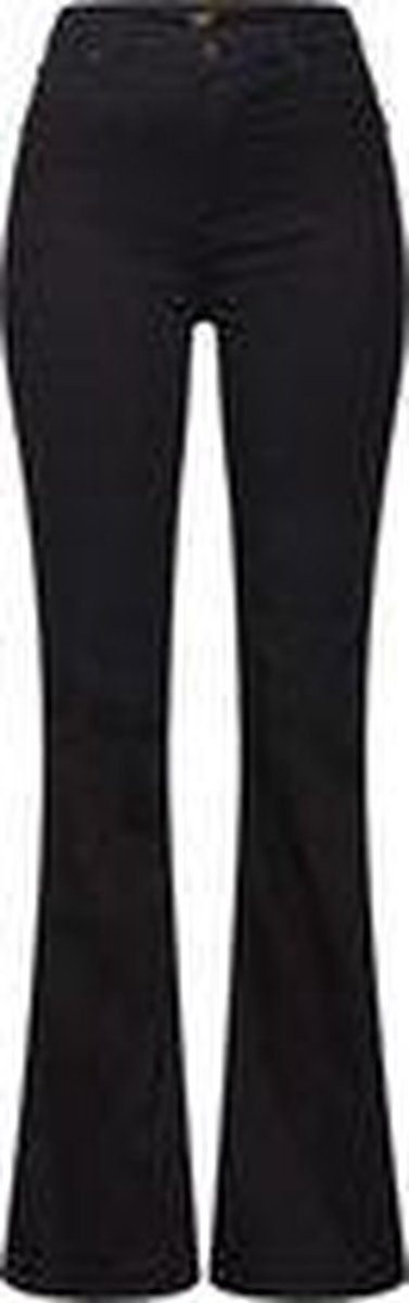 LEE BREESE BLACK RINSE FLARE JEANS-DAMES