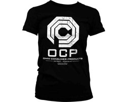 Robocop Dames Tshirt -XL- Omni Consumer Products Zwart