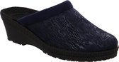 Rohde Dames Pantoffel Muil 2455-56 Blauw - Maat 38
