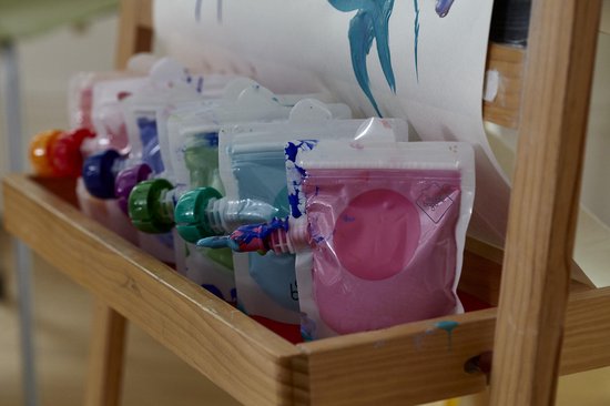 Doddlebags DoddleBrush - Verfkwasten Set - Herbruikbare knijpzakjes - Kinderkunst - Creatief - Kinderactiviteit van Doddl — afbeelding 2