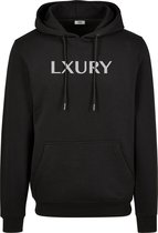 LXURY Hoodie Zwart Maat L - Trui - Sweater - Sportkleding - Sport Trui -  Katoen - Polyester - Casual