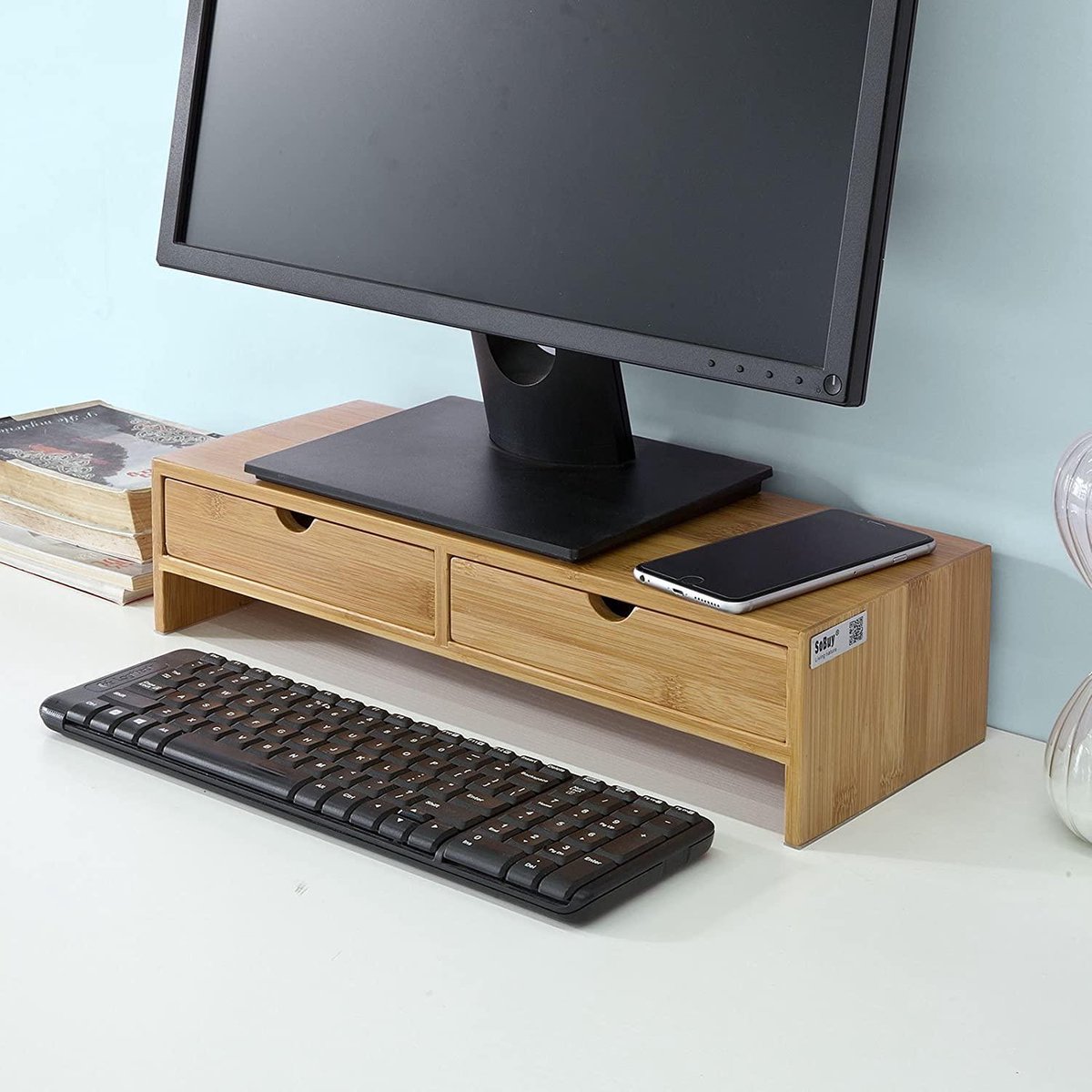 Simple Trade Monitor standaard Monitor met 2 lades Ergonomisch