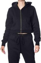 Banned Vest met capuchon -L- COFFIN ZIP Zwart