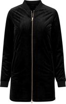 Urban Classics Jacket -XS- Long Velvet Zwart