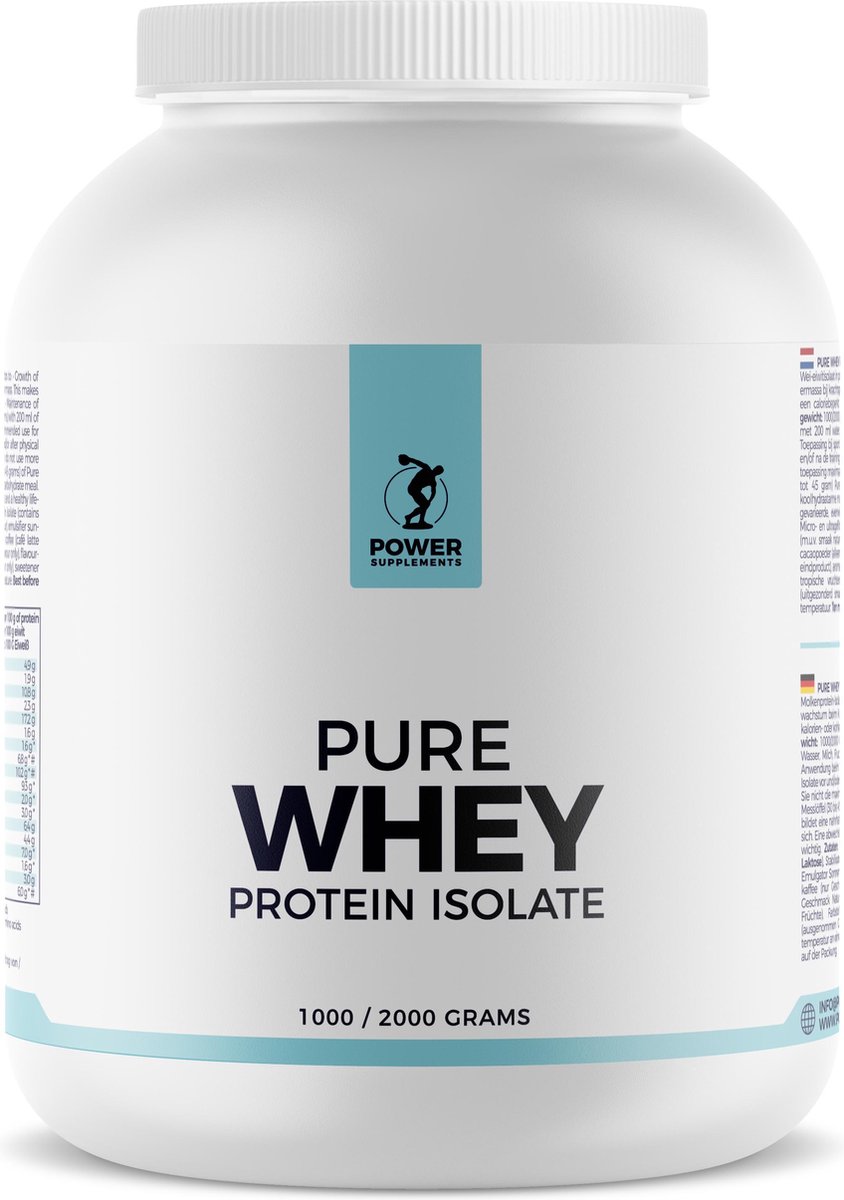 Goedkoopste Power Supplements - Pure Whey Protein Isolate - 2kg - Cookies
