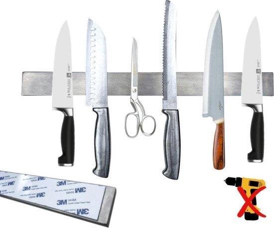 Aimant pour couteaux de cuisine Coninx - Porte-couteau magnétique en acier  inoxydable